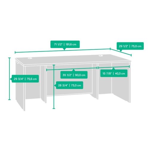 Meja Kantor Executive Kayu Jati