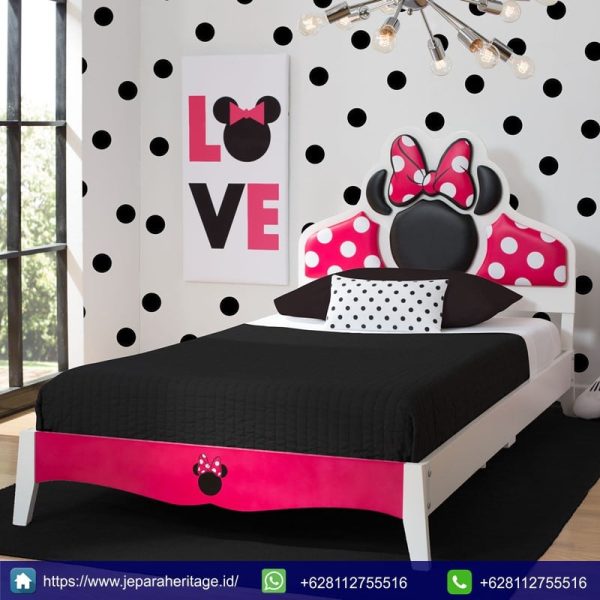 Tempat Tidur Anak Karakter Perempuan