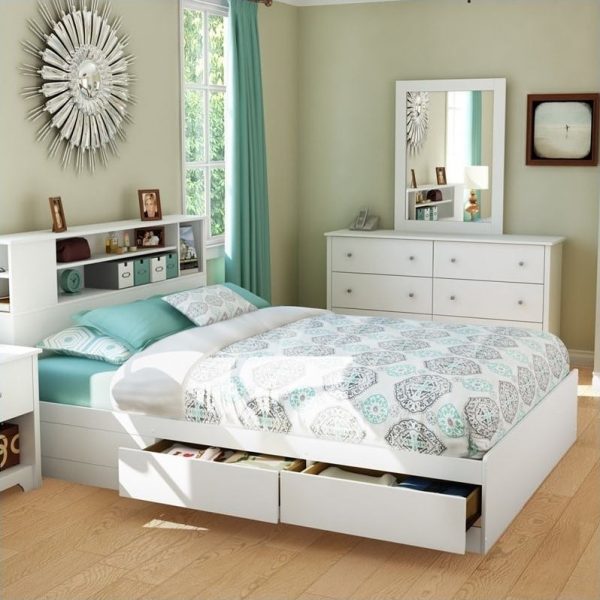 Tempat Tidur Minimalis Puih