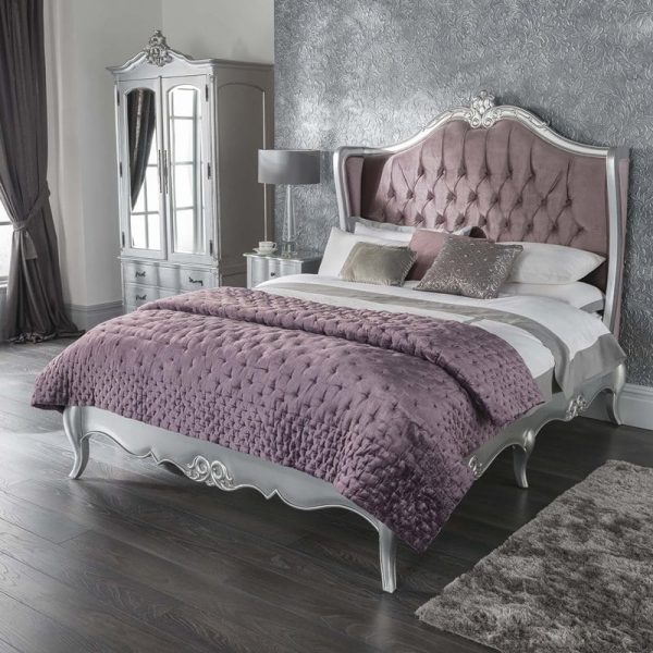 Tempat Tidur Ukir Silver
