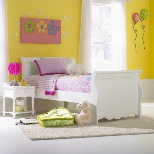 Tempat Tidur Anak Perempuan + Nakas