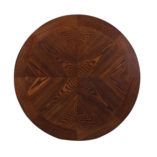 Meja Tamu Bundar Veneer Style