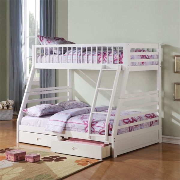 Tempat Tidur Tingkat Putih Joy
