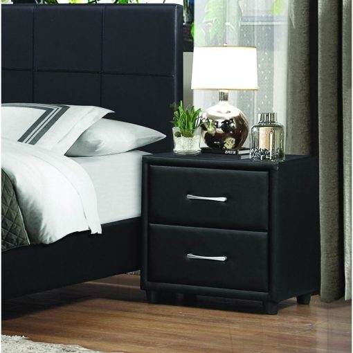 Set Tempat Tidur Anak Lapis Kain Black