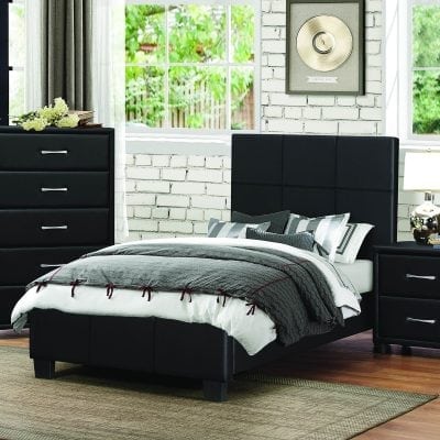 set tempat tidur anak minimalis black