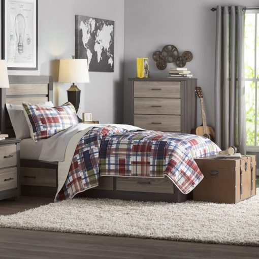 Tempat Tidur Anak Kayu Solid Fonsi