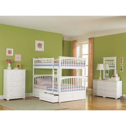 Tempat Tidur Tingkat Set + Tolet + Drawers