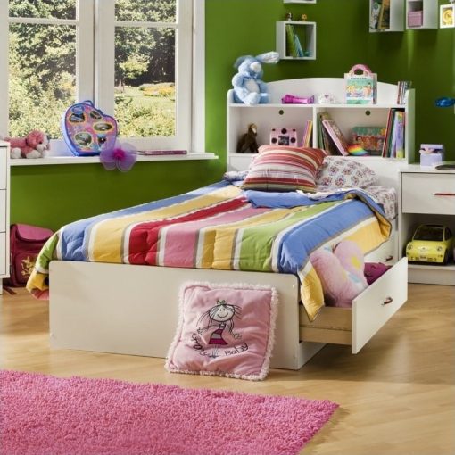 Set Tempat Tidur Anak Minimalis Putih