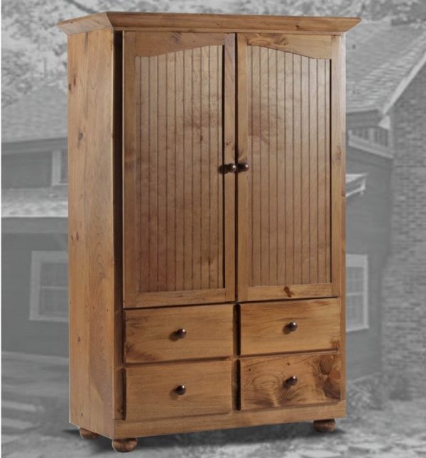 Lemari Pakaian Jati Minimalis Modern 1