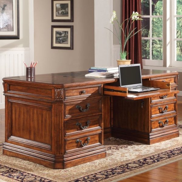 Meja Kantor Jati Elegant Modern
