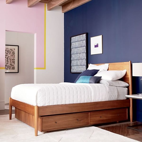 Tempat Tidur Jati Minimalis Berlaci