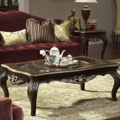 Meja Tamu Ukiran France Minimalis