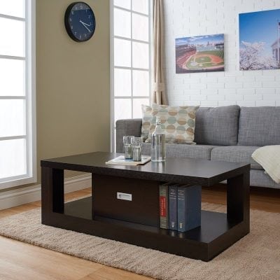 Meja Tamu Unik Berlaci Kayu Jati