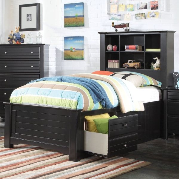 Set Tempat Tidur Anak Jati Laci Multifungsi