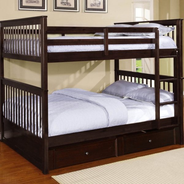 Tempat Tidur Tingkat Jati Minimalis