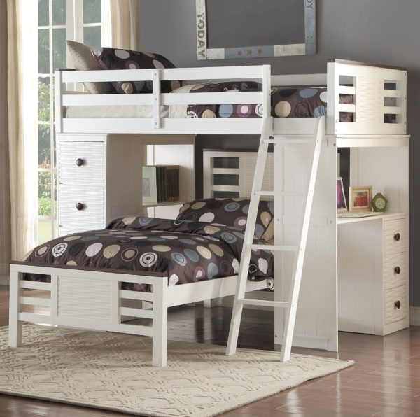 Tempat Tidur Tingkat Plus Meja Belajar