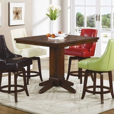 Meja Makan Jati Segi Empat