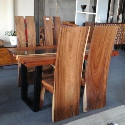 Set Meja Makan Trembesi Minimalis