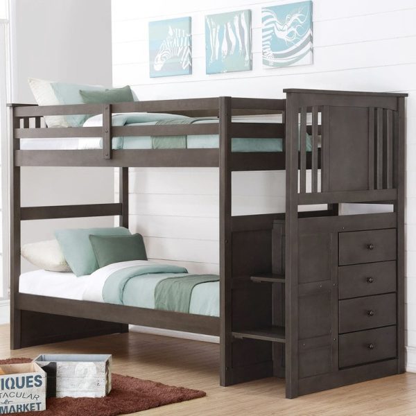 Tempat Tidur Tingkat Modern Multifungsi