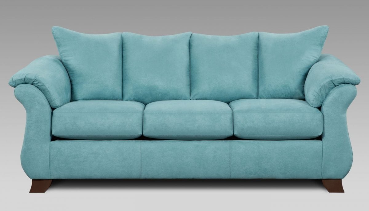 Jual Satu Set Kursi  Tamu  Sofa  Warna Biru Harga Murah