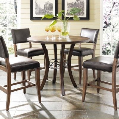 Meja Makan Bulat Satu Set 1