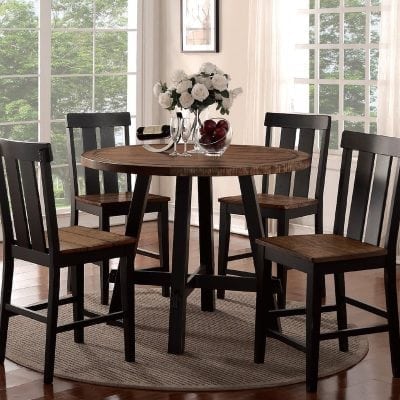 Meja Makan Bulat Satu Set