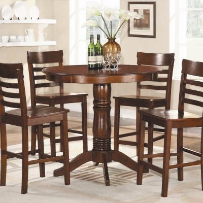 Satu Set Meja Makan Bundar