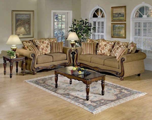 Set Kursi Tamu Sofa Jati Minimalis