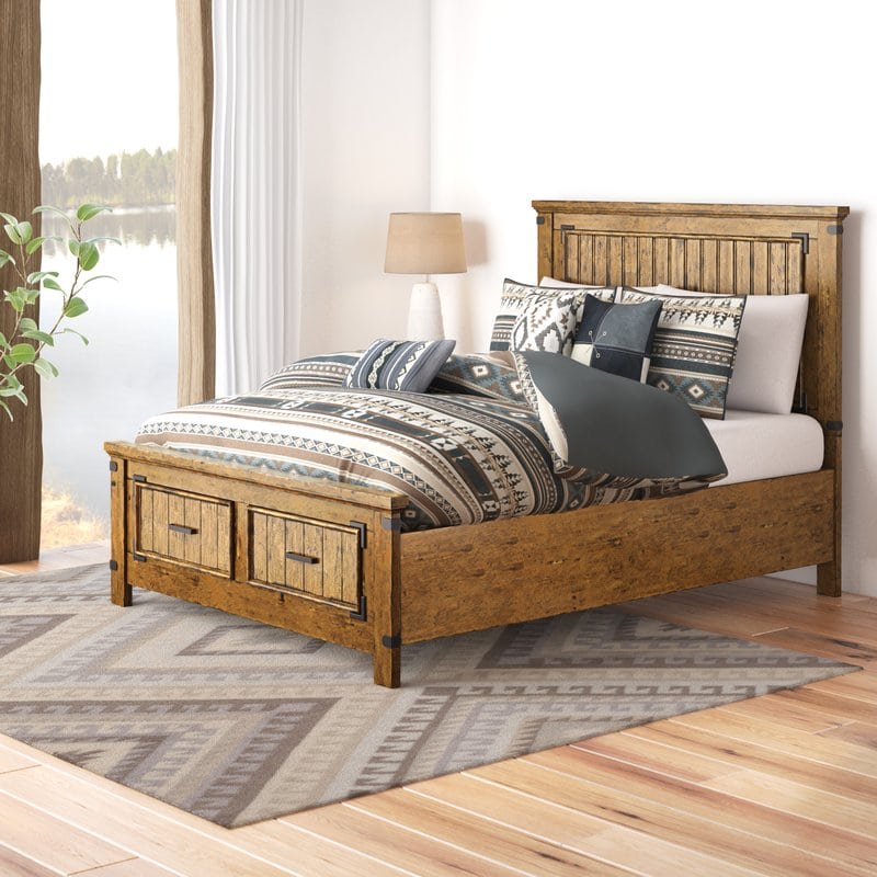 Tempat Tidur Jati Gaya Rustic 2
