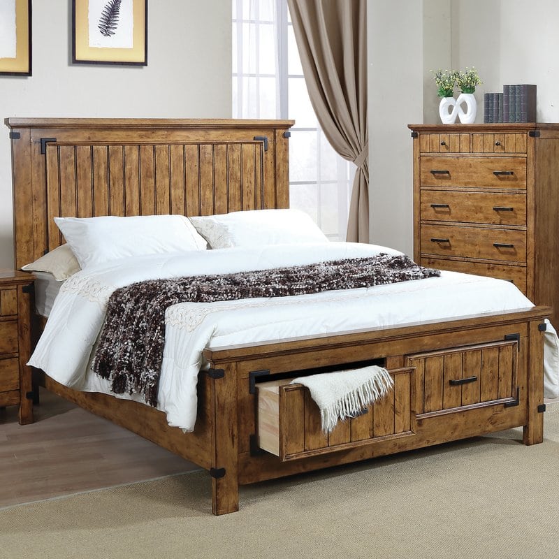 Tempat Tidur Jati Gaya Rustic