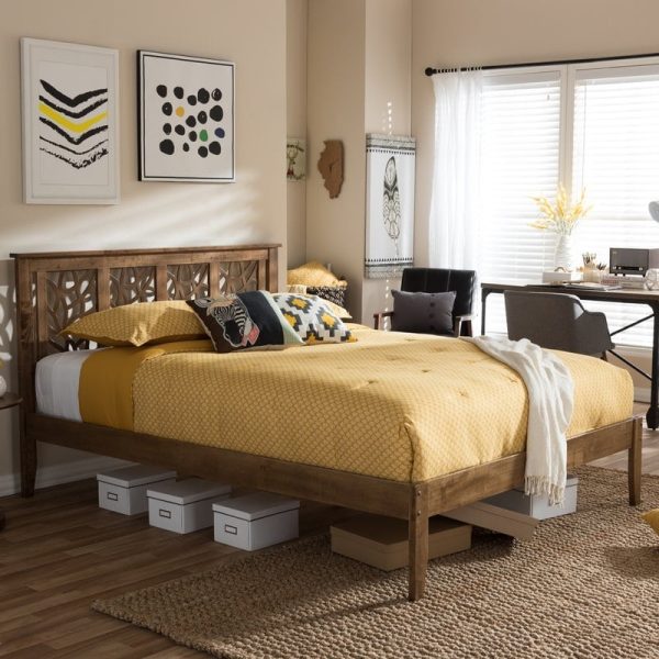 Tempat Tidur Jati Minimalis Unik