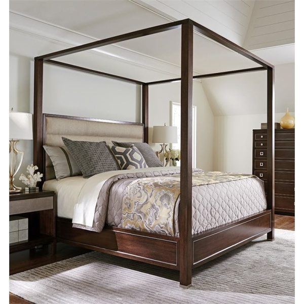 Tempat Tidur Kanopi Kayu Jati