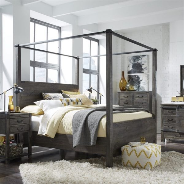 Tempat Tidur Kanopi Minimalis Modern