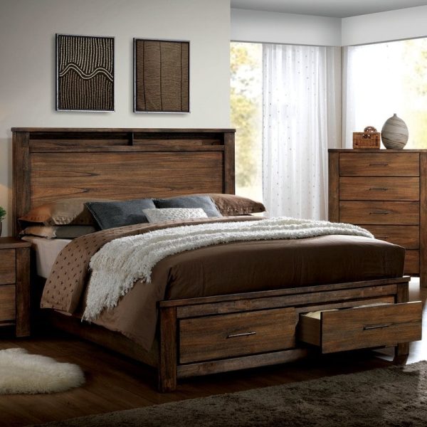 Tempat Tidur Rustic Berlaci