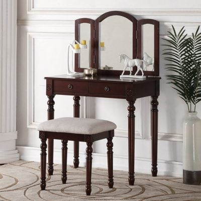 Meja Rias Jati Minimalis Tania