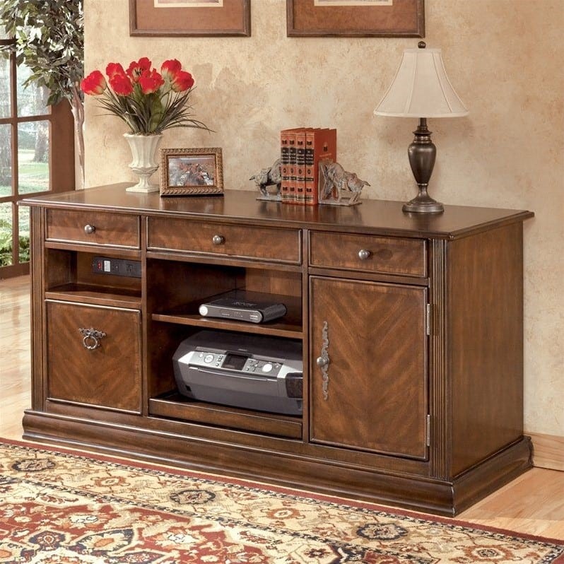 Meja Kerja Kantor Jati Elegant