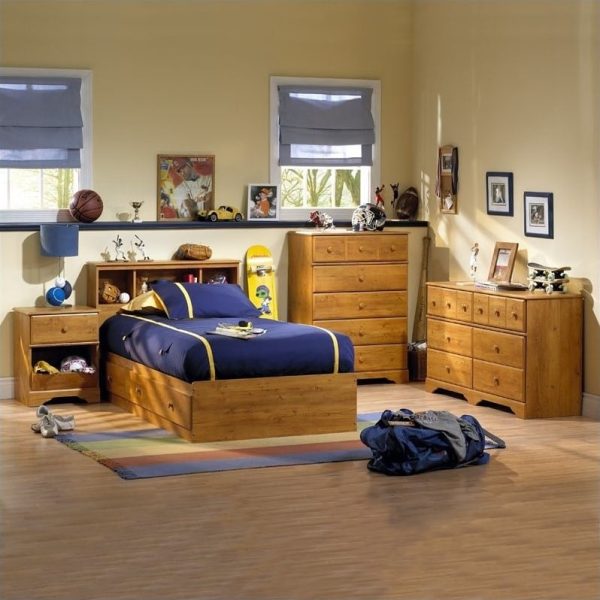 Set Tempat Tidur Anak Kayu Jati Asli