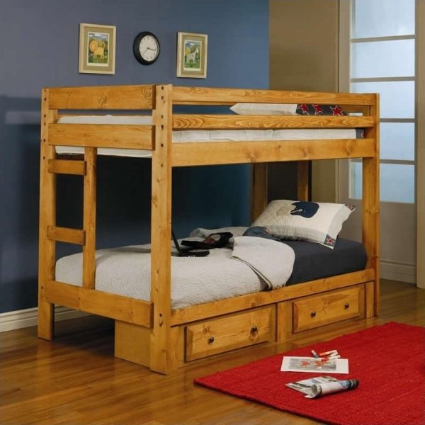 Tempat Tidur Tingkat Berlaci Unik