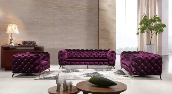 Kursi Tamu Sofa Beludru