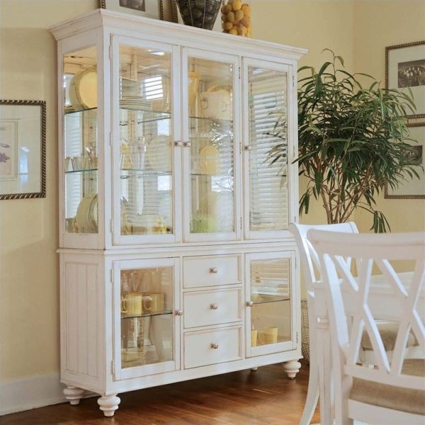 Lemari Dapur Pintu Kaca Minimalis
