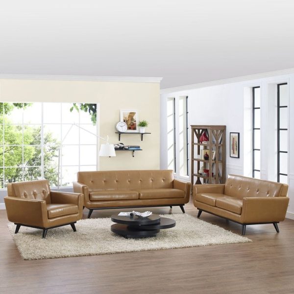 Satu Set Kursi Tamu Sofa Retro