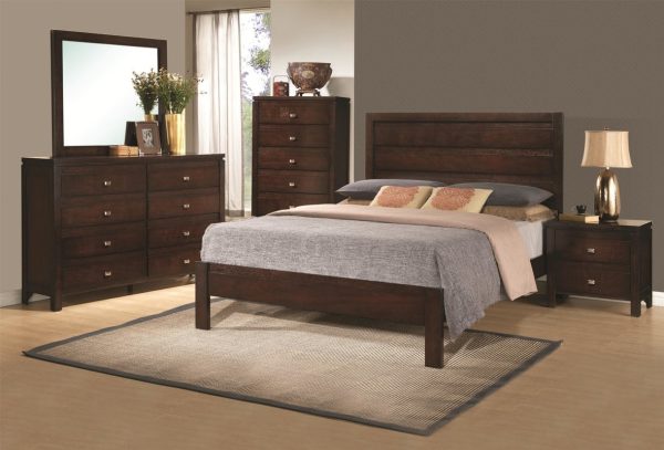 Satu Set Tempat Tidur Jati
