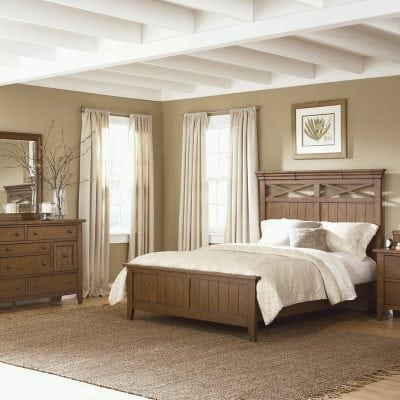 Satu Set Tempat Tidur Pengantin Jati