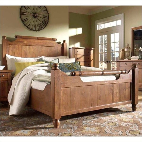 Tempat Tidur Kayu Jati Elegant