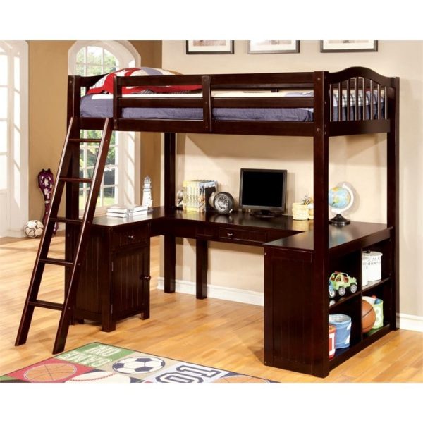 Tempat Tidur Tingkat Jati Minimalis Multifungsi