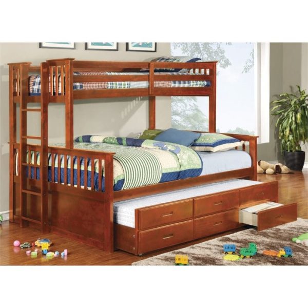 Tempat Tidur Tingkat Laci Multifungsi
