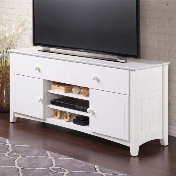 Bufet Tafel Cat Duco Putih Minimalis