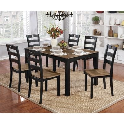 Satu Set Kursi Makan Jati