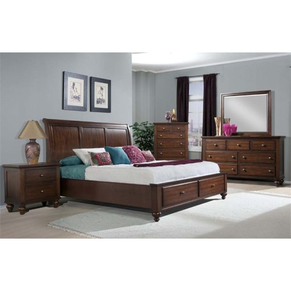 Set Kamar Tempat Tidur Jati