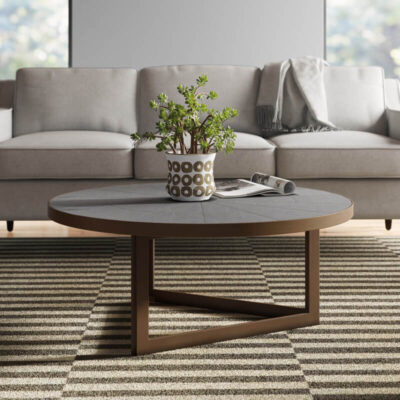 Meja Tamu Jati Bundar Jh Id 1991